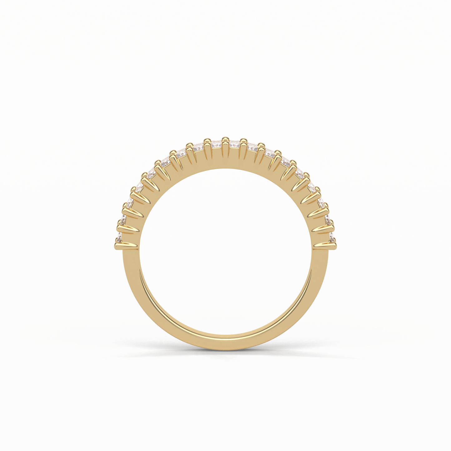 0.5 TCW Baguette Shaped Wedding Band