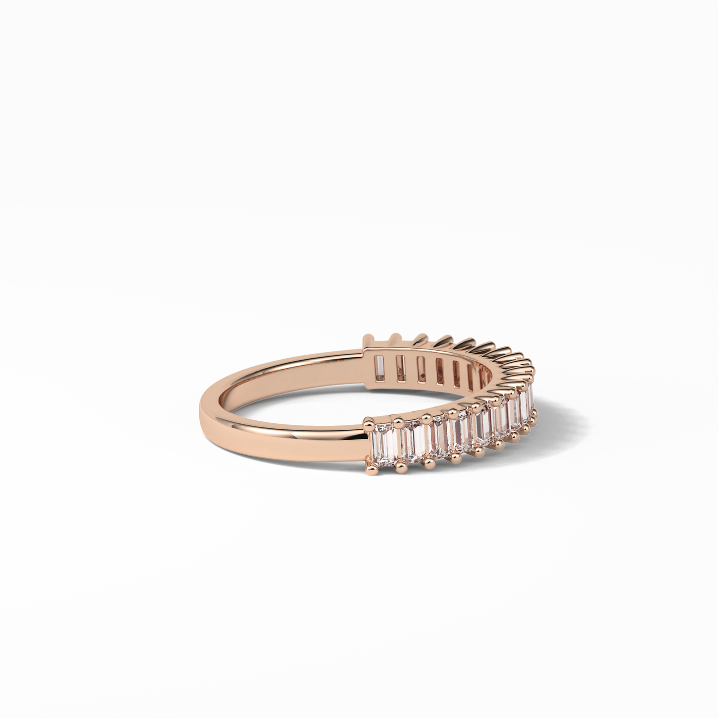 0.5 TCW Baguette Shaped Wedding Band