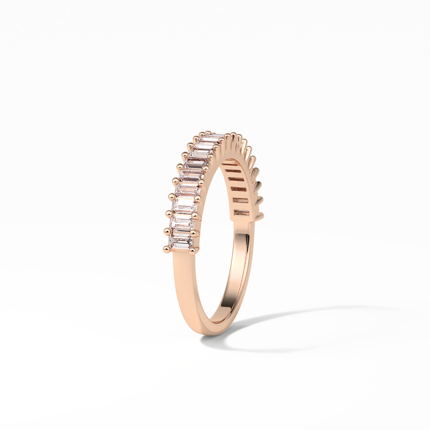 0.5 TCW Baguette Shaped Wedding Band