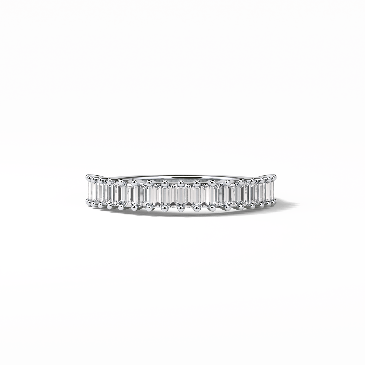0.5 TCW Baguette Shaped Wedding Band