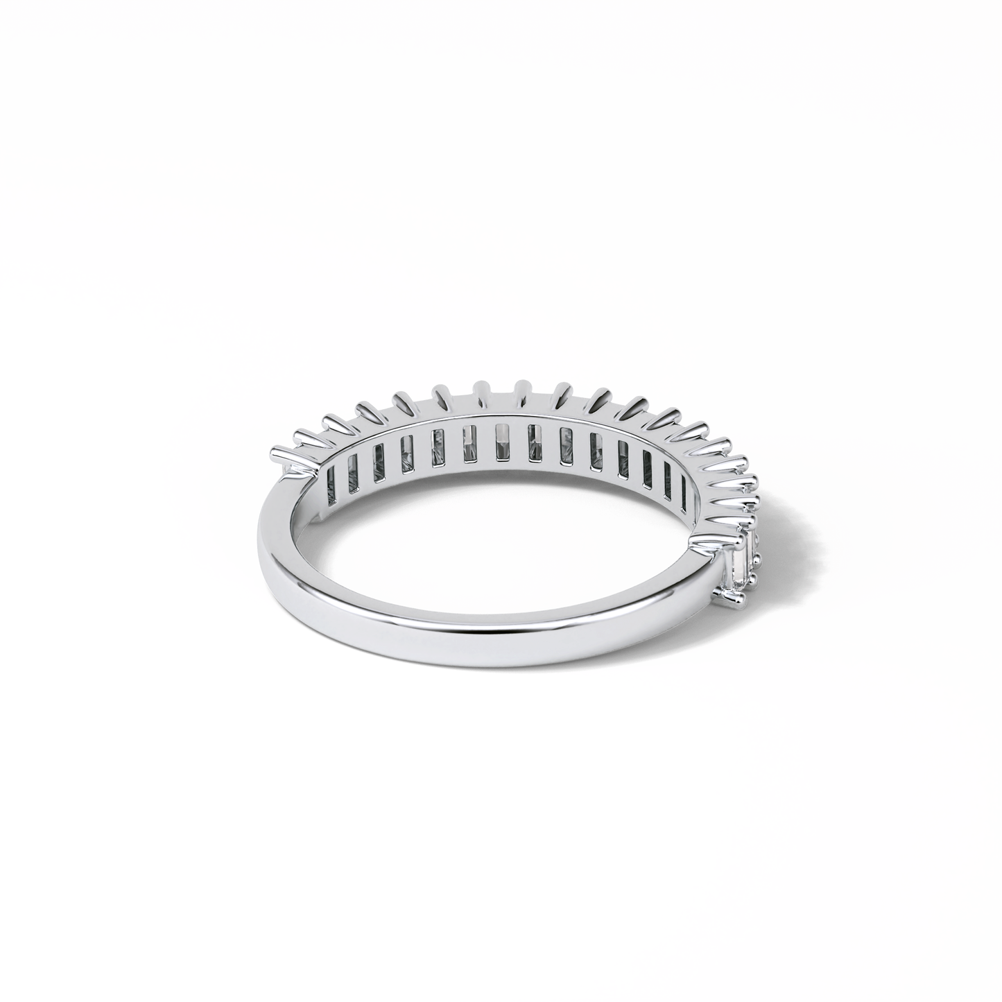 0.5 TCW Baguette Shaped Wedding Band