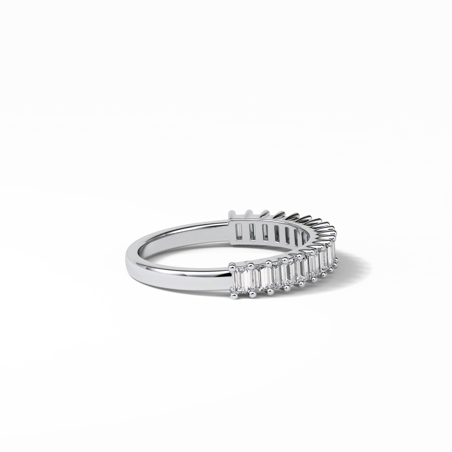 0.5 TCW Baguette Shaped Wedding Band