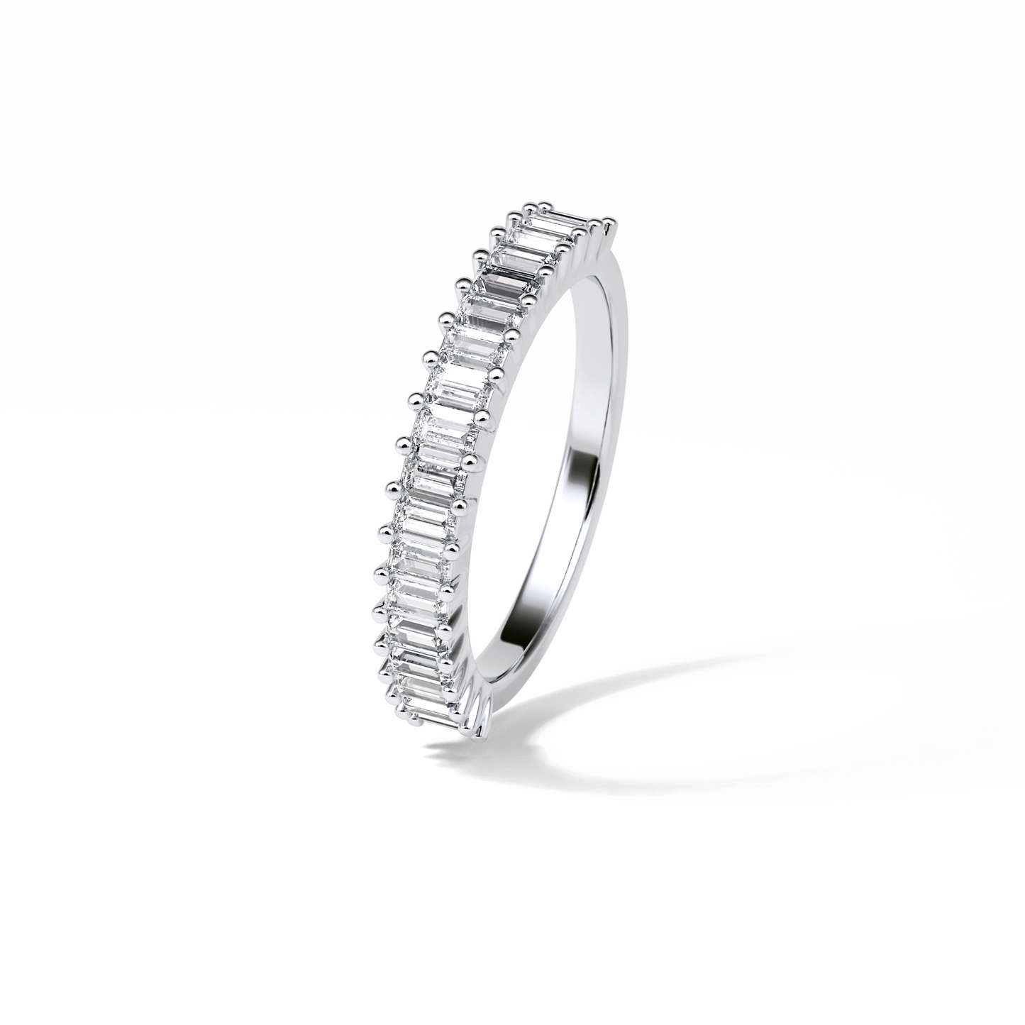 0.5 TCW Baguette Shaped Wedding Band