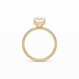 1.67 CT Radiant Cut Hidden Halo Style Moissanite Engagement Ring 10