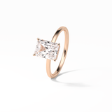 1.67 CT Radiant Cut Hidden Halo Style Moissanite Engagement Ring 19