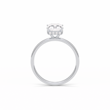 1.67 CT Radiant Cut Hidden Halo Style Moissanite Engagement Ring 7