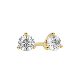 0.50 CT-4.0 CT Round Solitaire CVD F/VS Diamond Earrings 5