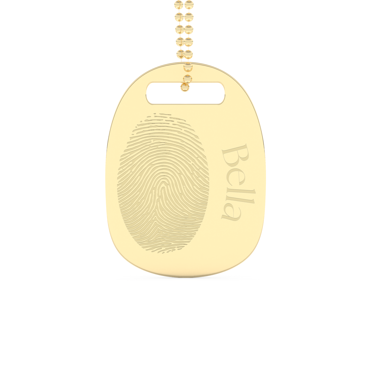 Custom Pendant Necklace – Personalized Fingerprint