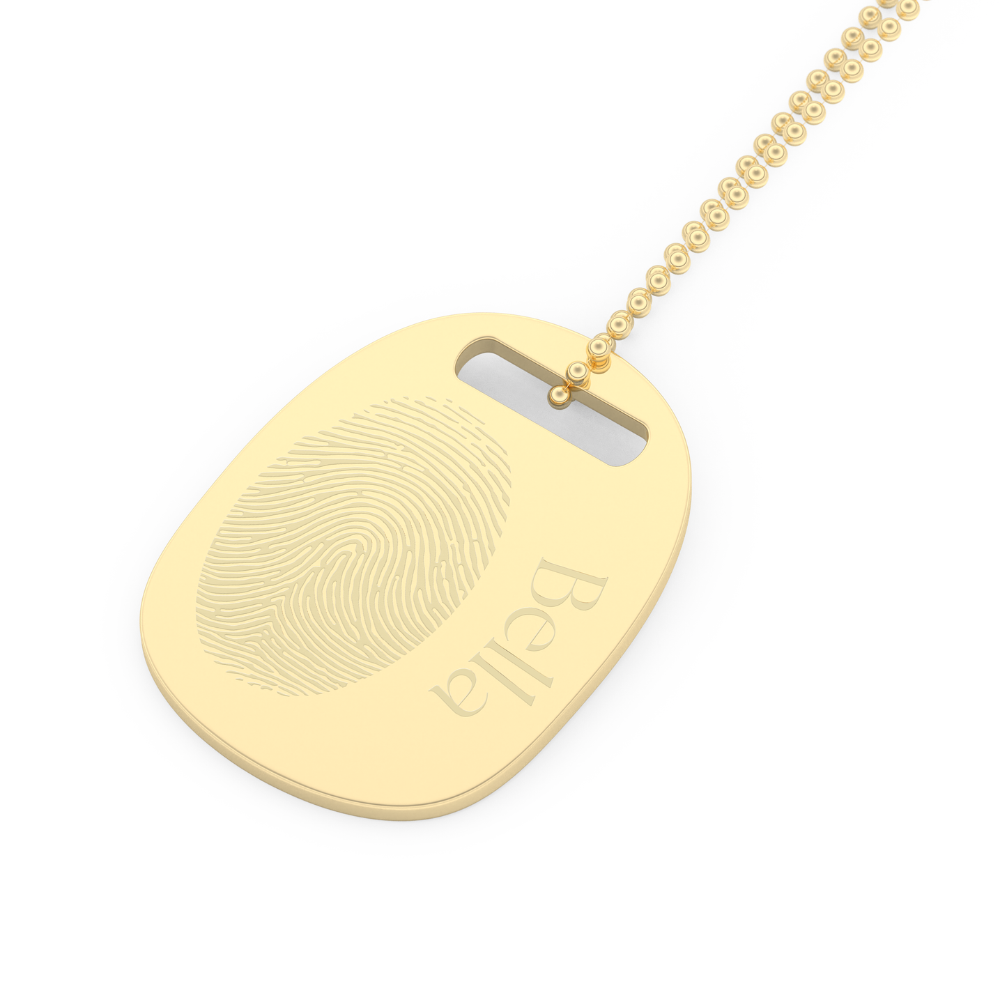 Custom Pendant Necklace – Personalized Fingerprint