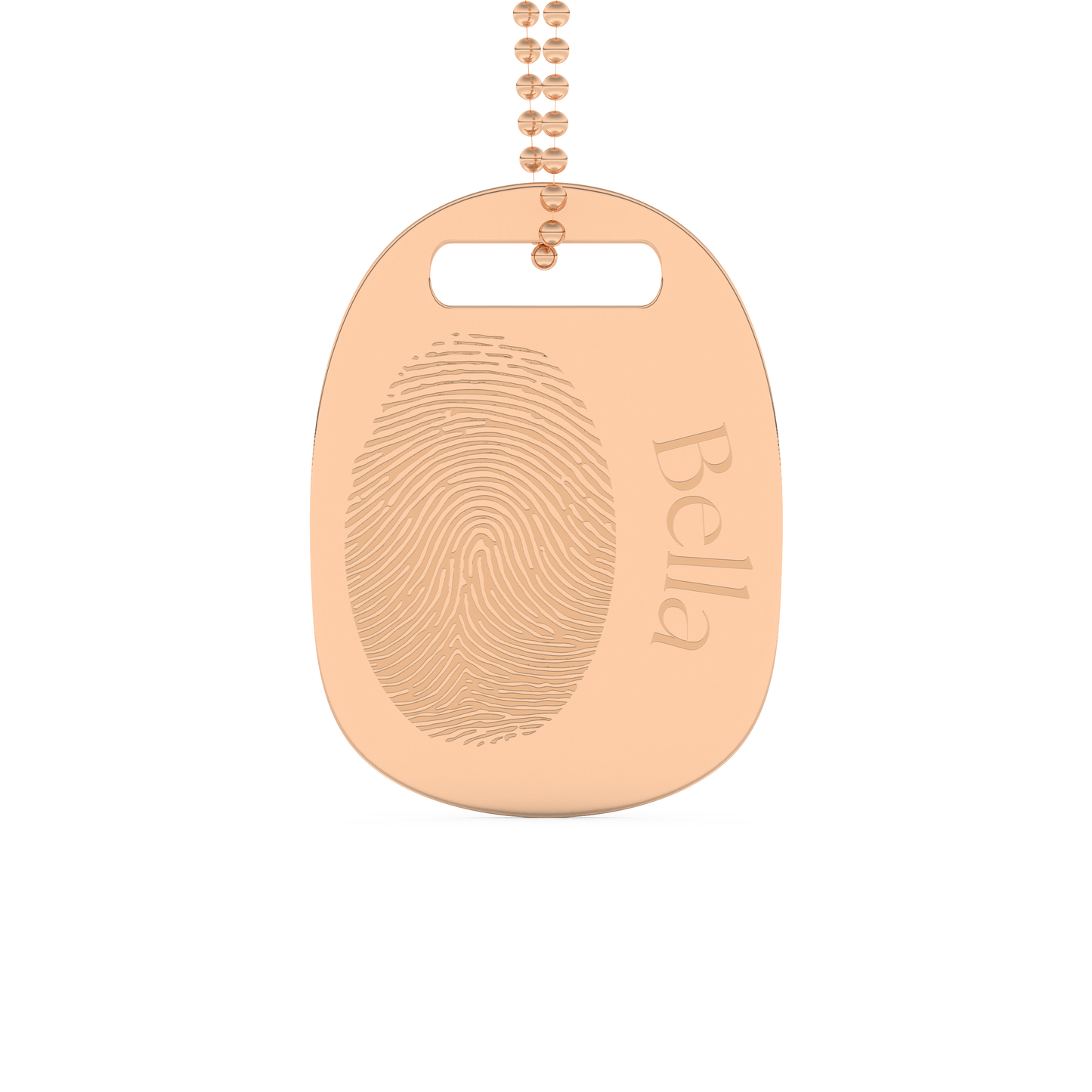 Custom Pendant Necklace – Personalized Fingerprint