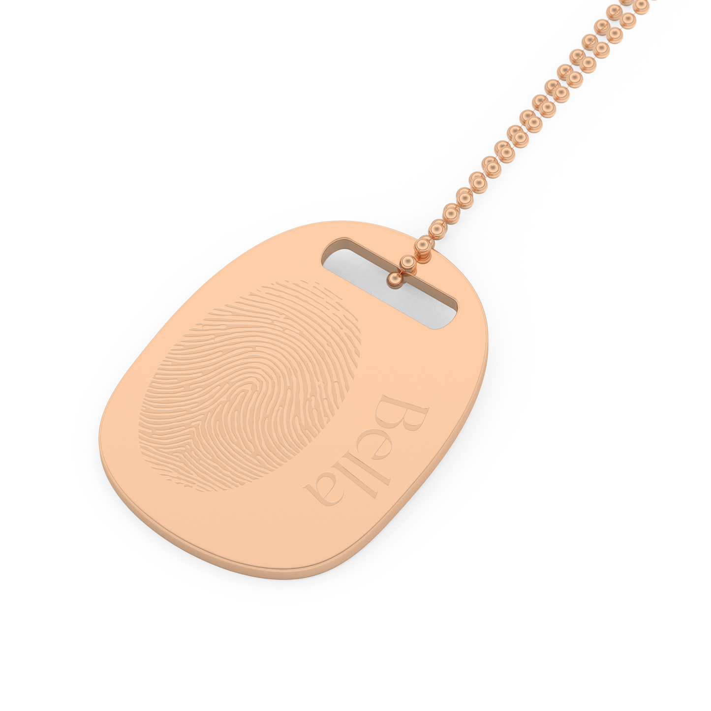 Custom Pendant Necklace – Personalized Fingerprint