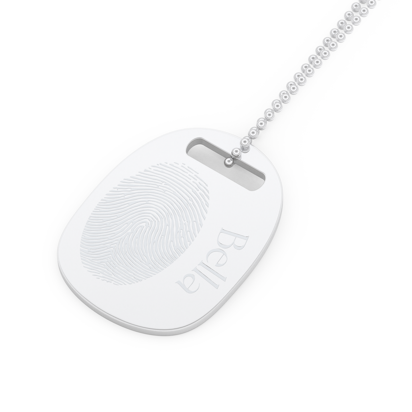 Custom Pendant Necklace – Personalized Fingerprint