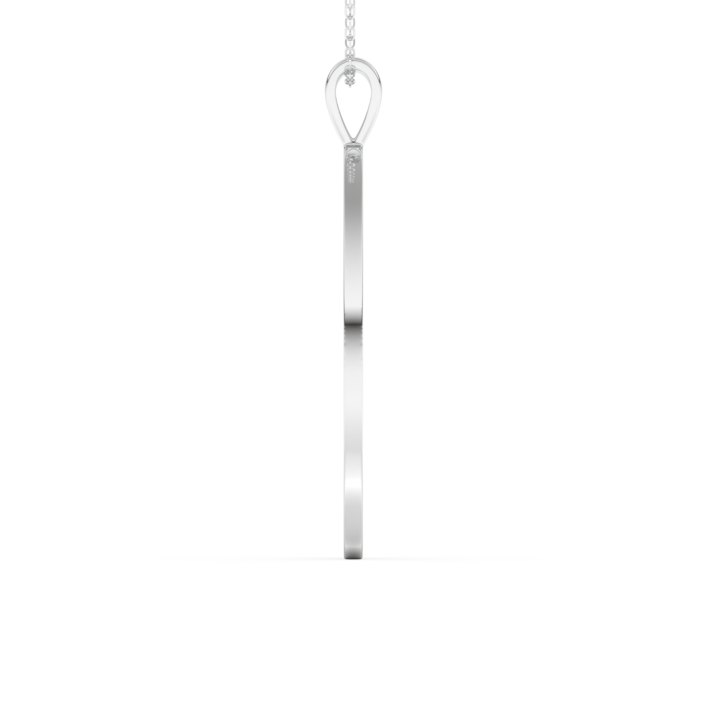 Custom Pendant Necklace – Thumb Printing and Engraving