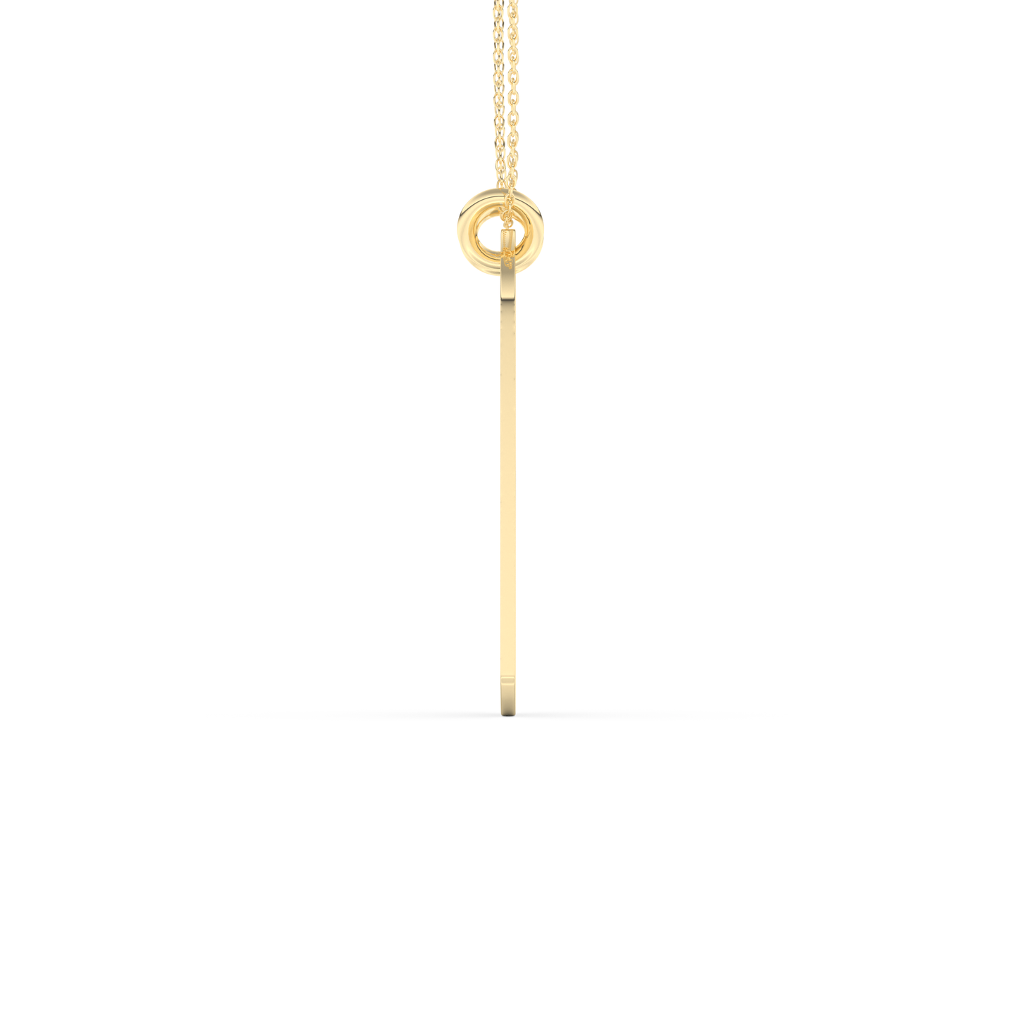 Custom Pendant Necklace – Split Heart