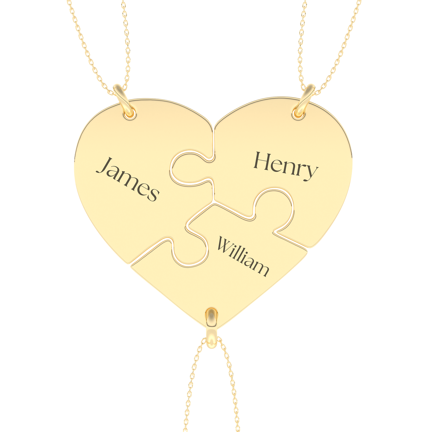 Custom Pendant Necklace – Puzzle