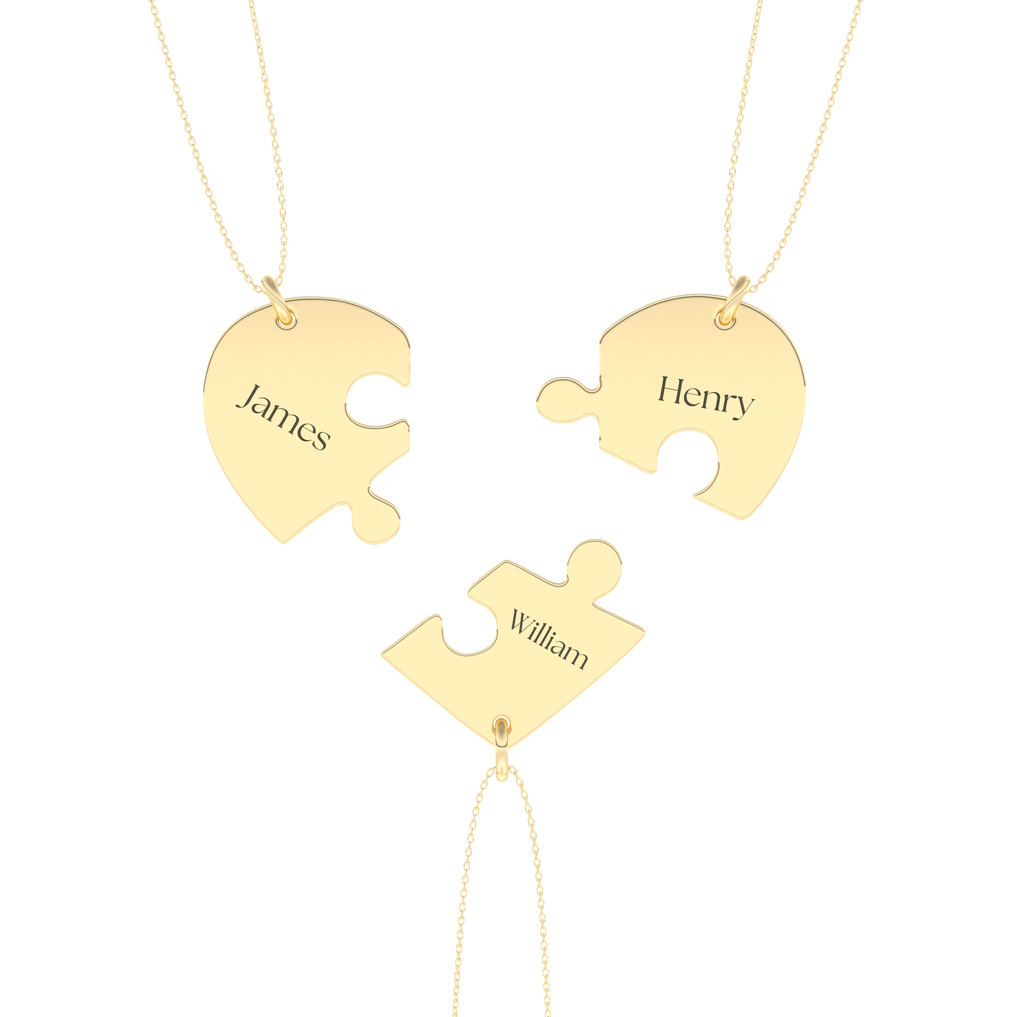Custom Pendant Necklace – Puzzle