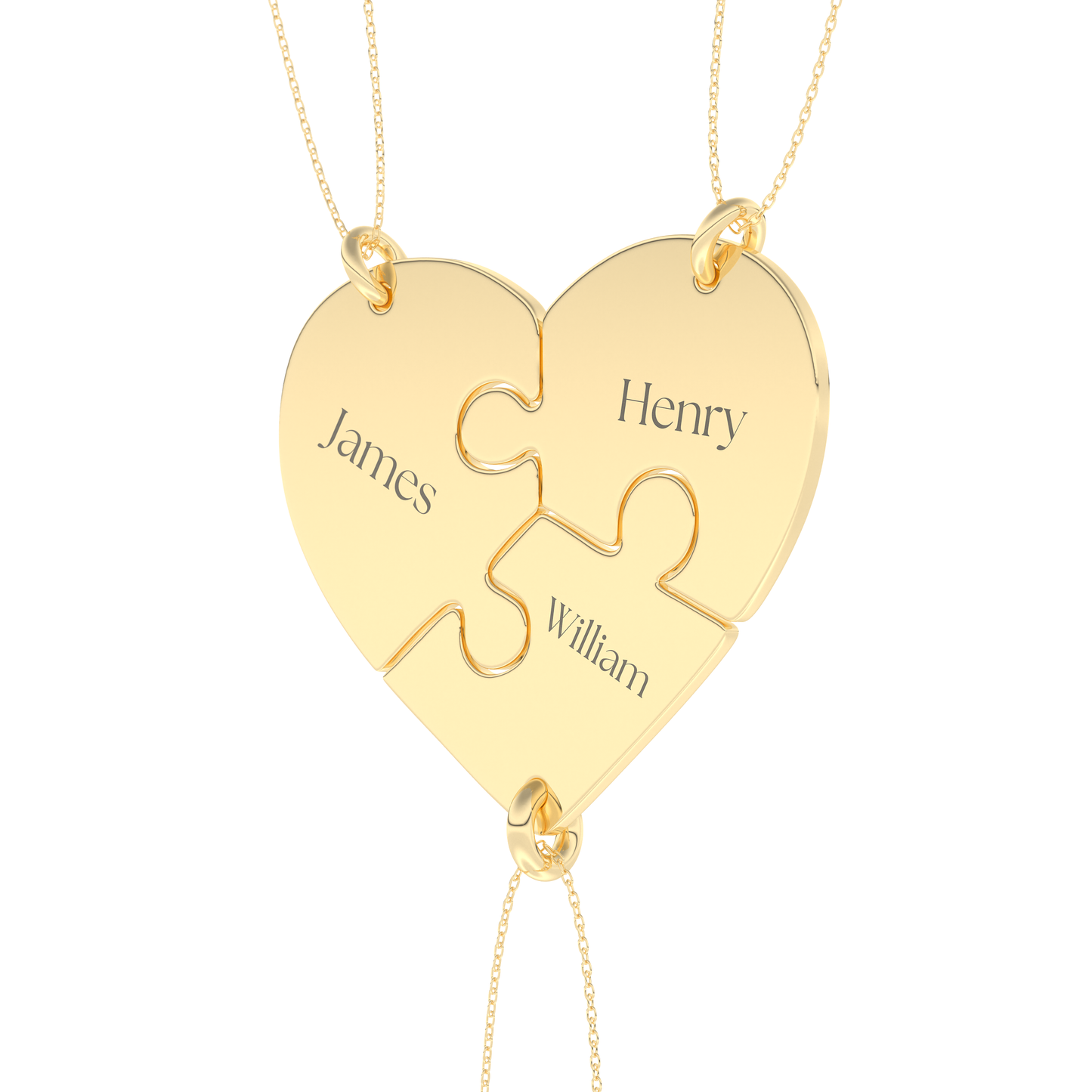 Custom Pendant Necklace – Puzzle