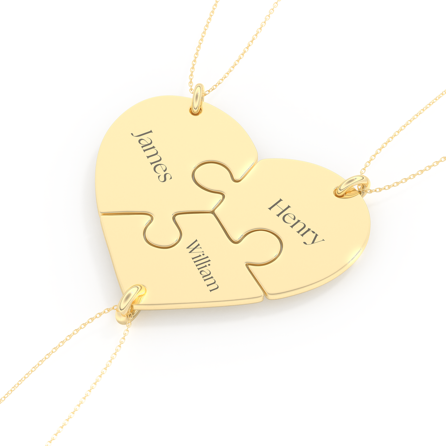 Custom Pendant Necklace – Puzzle