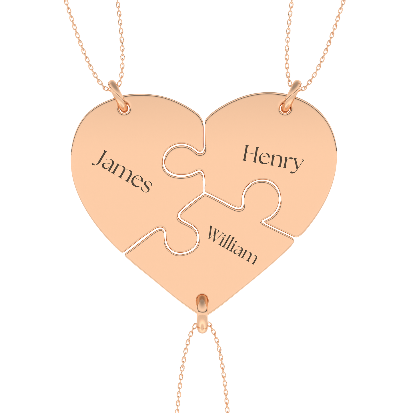 Custom Pendant Necklace – Puzzle