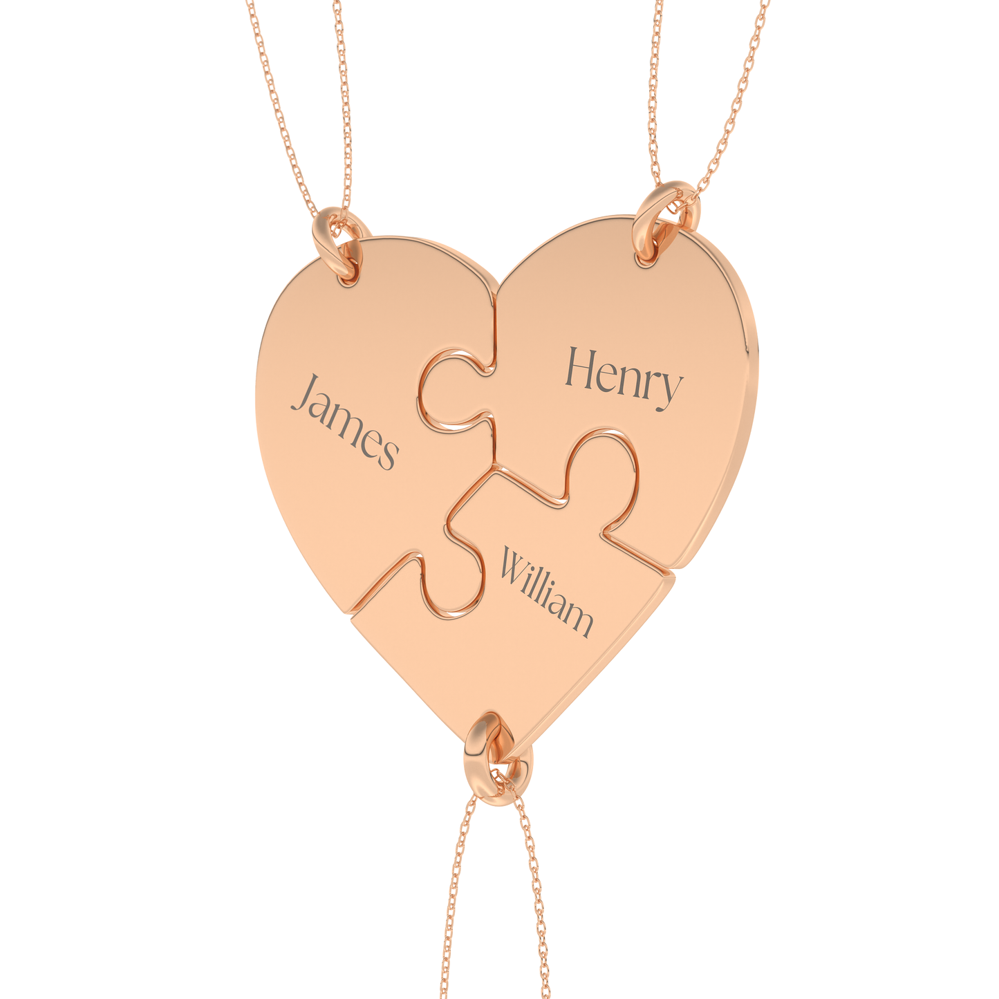 Custom Pendant Necklace – Puzzle