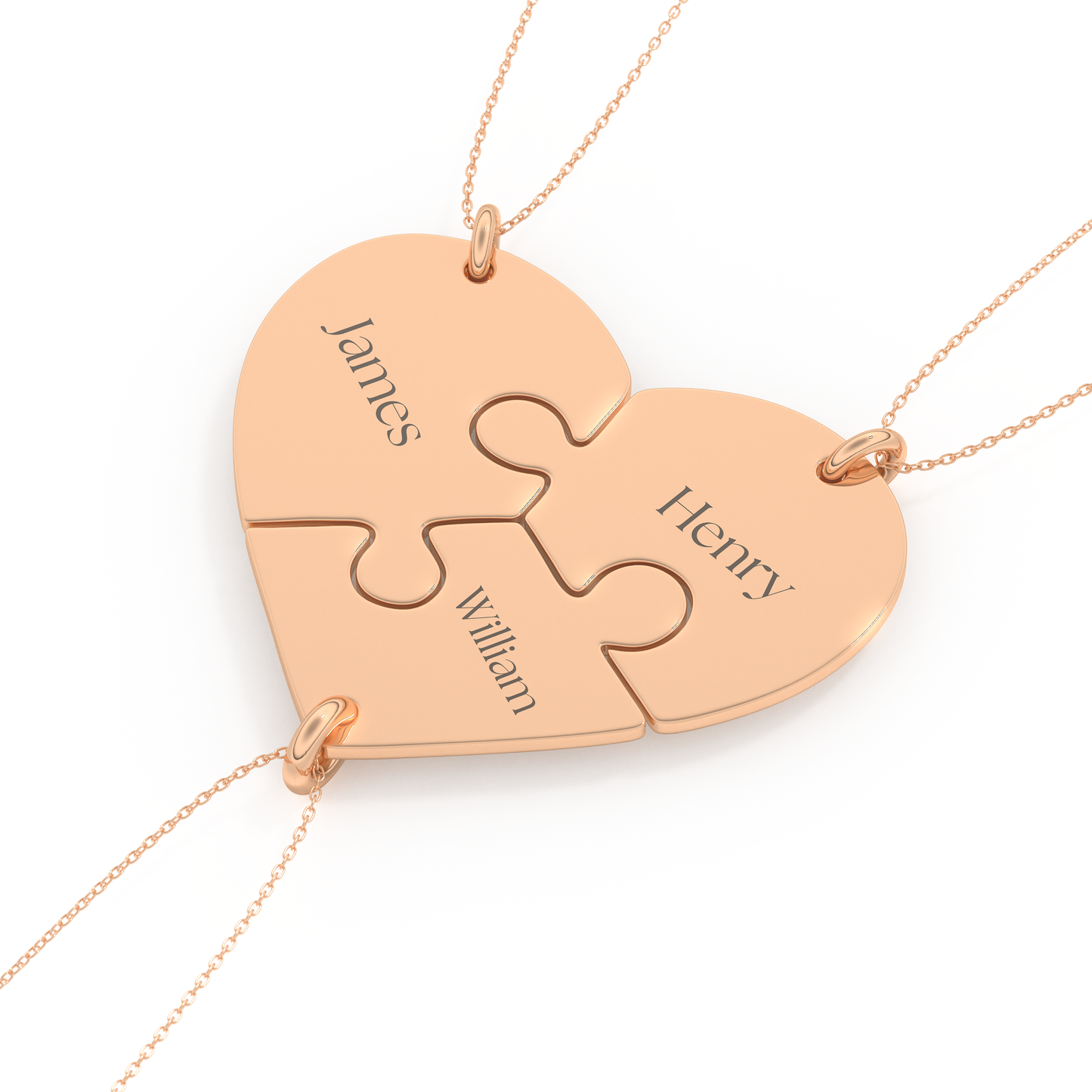 Custom Pendant Necklace – Puzzle