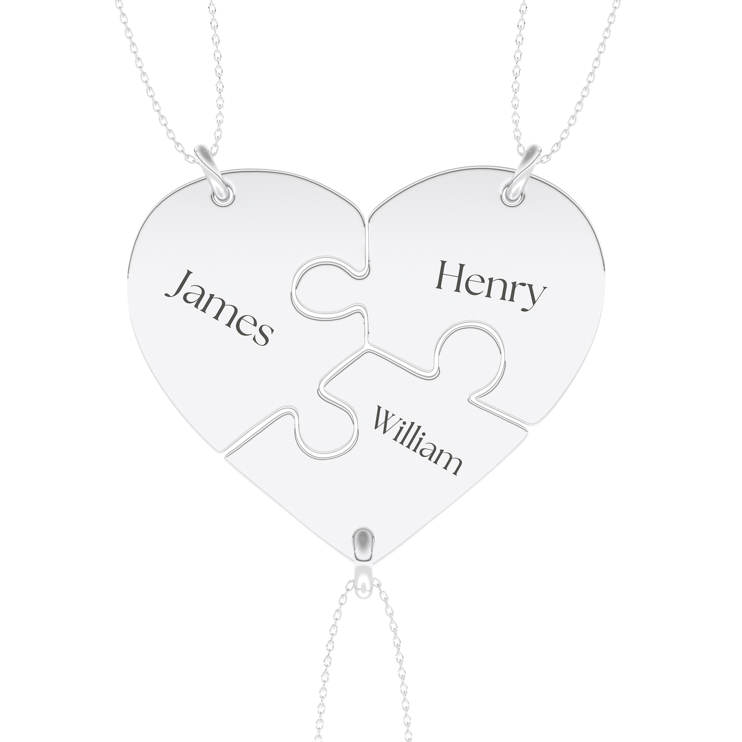 Custom Pendant Necklace – Puzzle