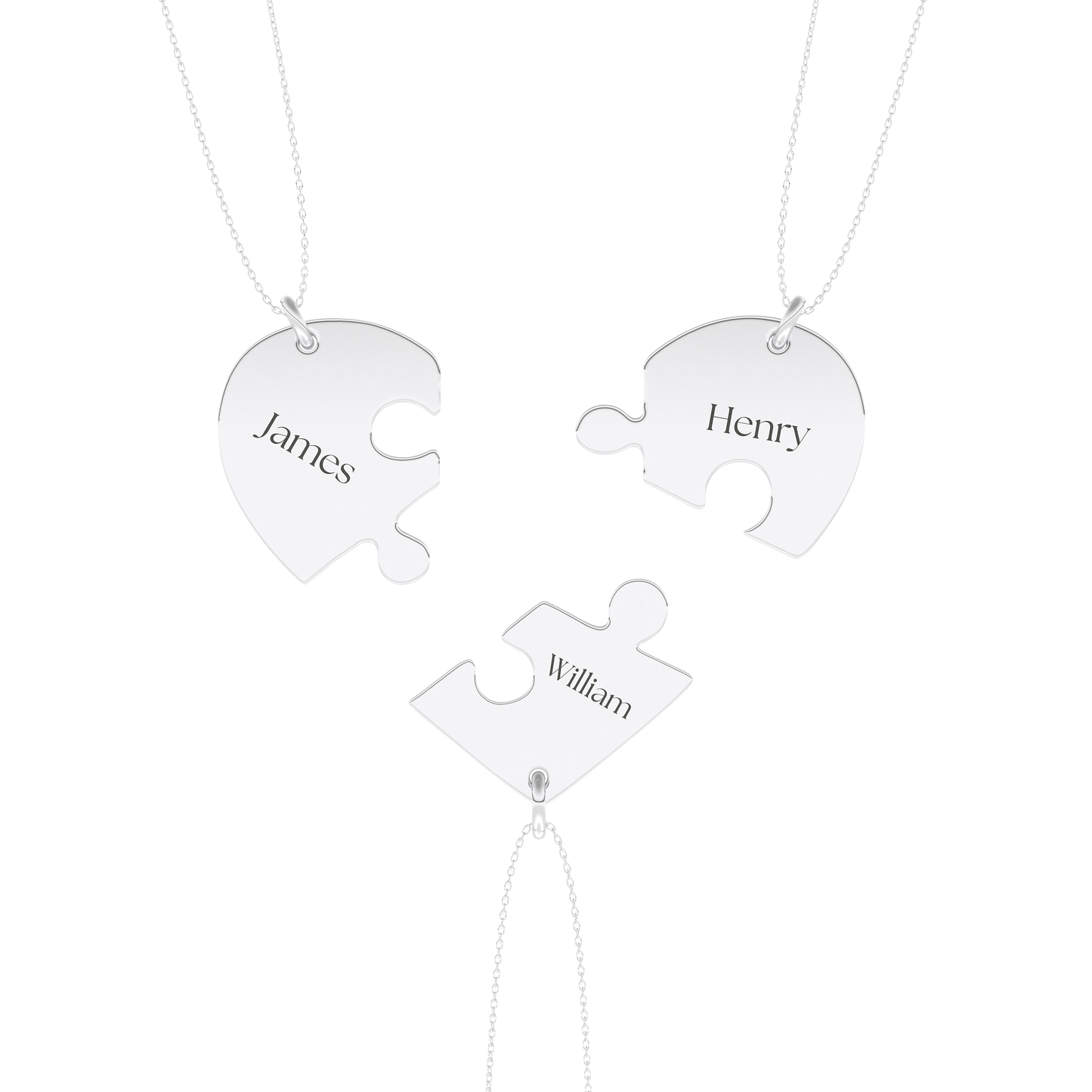 Custom Pendant Necklace – Puzzle