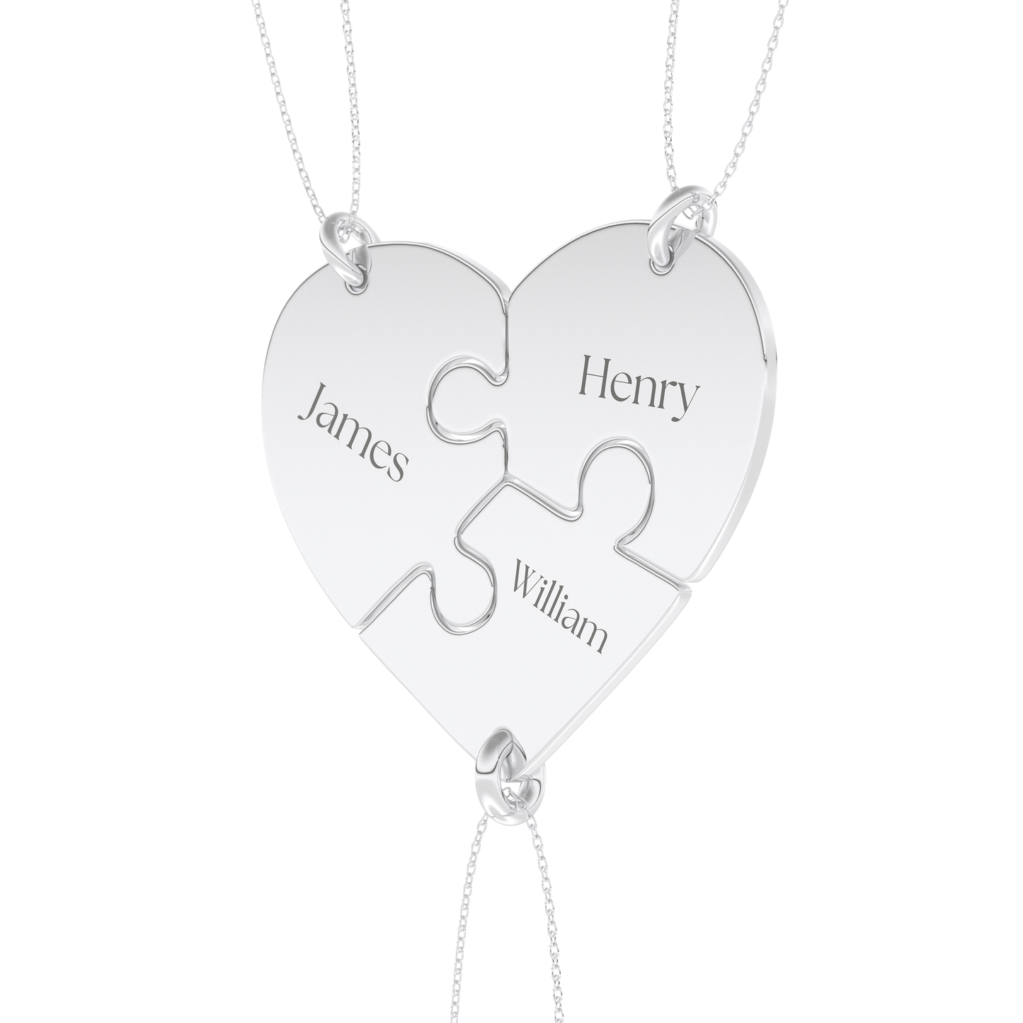 Custom Pendant Necklace – Puzzle