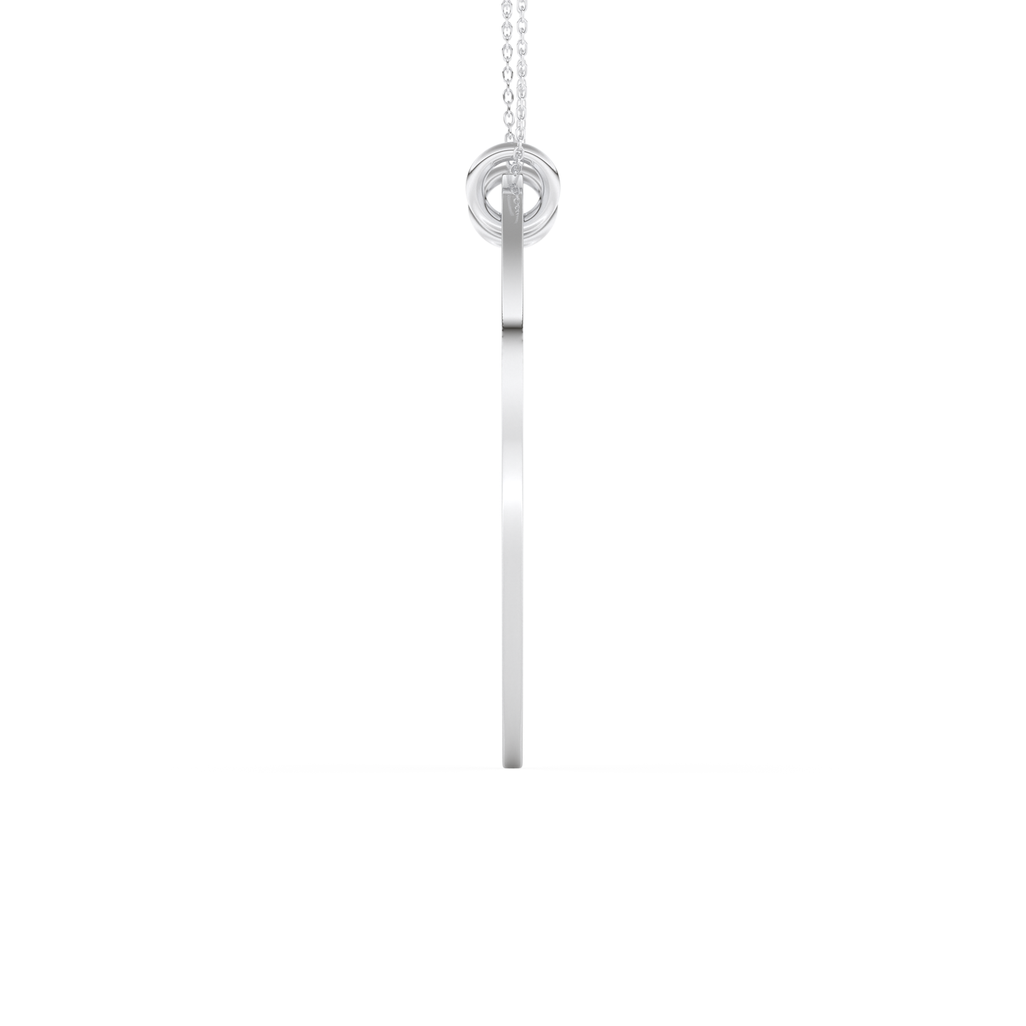 Custom Pendant Necklace – Split Heart