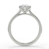 Stunning 1.60 CT Pear Moissanite Engagement Ring with Hidden Halo Design 6