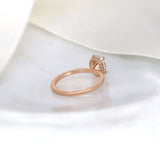 Stunning 1.5 CT Oval Moissanite Engagement Ring with Hidden Halo Design 3