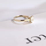 Stunning 1.5 - 2.5 CT Cushion Moissanite Engagement Ring with Hidden Halo Design 10