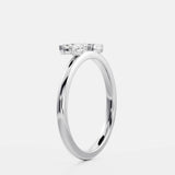 Stunning 0.10 CT Round Moissanite Stones Crown Wedding Bands 4