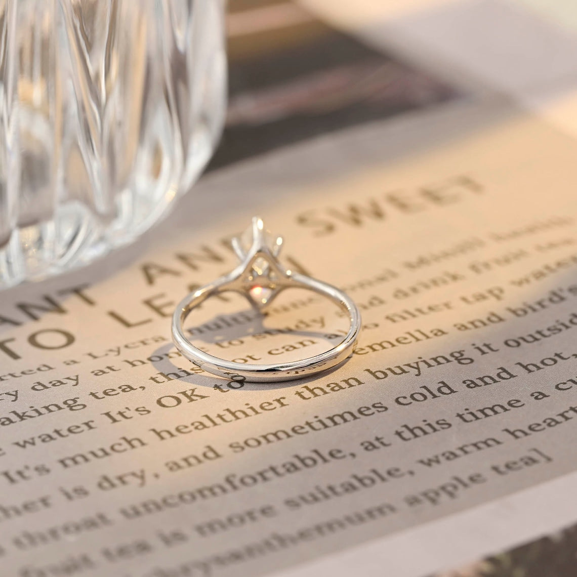 Stunning 2.0 CT Marquise Moissanite Engagement Ring with Solitaire Design 2