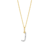 0.30 TCW Round Moissanite Diamond Customized Letter Pendant Necklace in Solid Gold 7