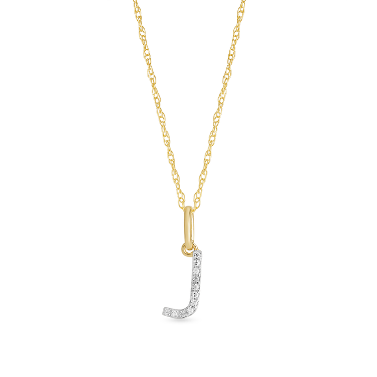 0.30 TCW Round Moissanite Diamond Customized Letter Pendant Necklace in Solid Gold 7