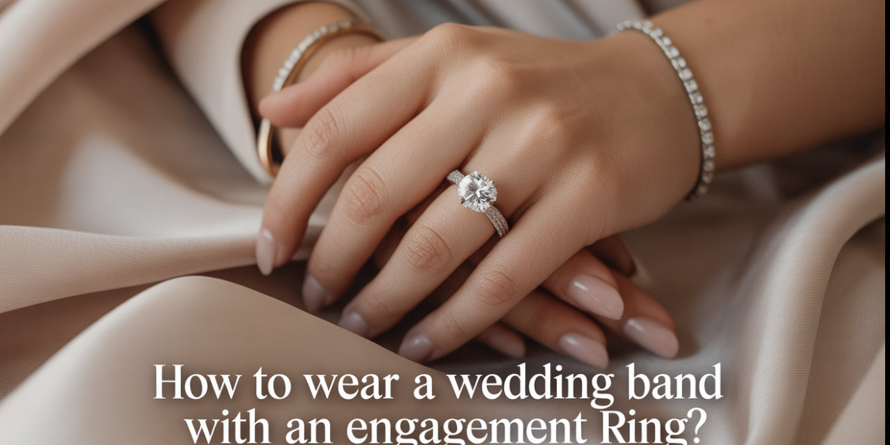 How to Wear a Wedding Band with an Engagement Ring?