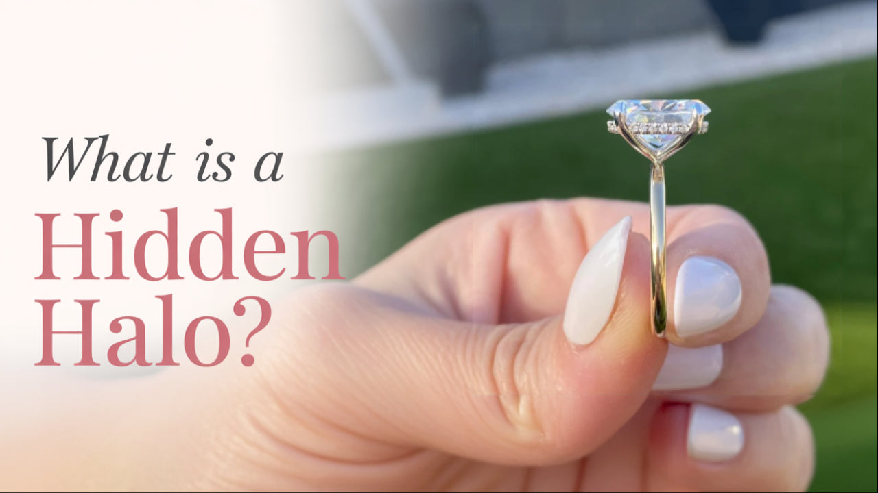 Hidden Halo Engagement Rings Explained: A Full Guide