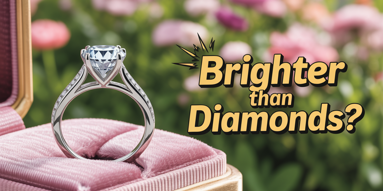 Lab Created Moissanite Engagement Rings