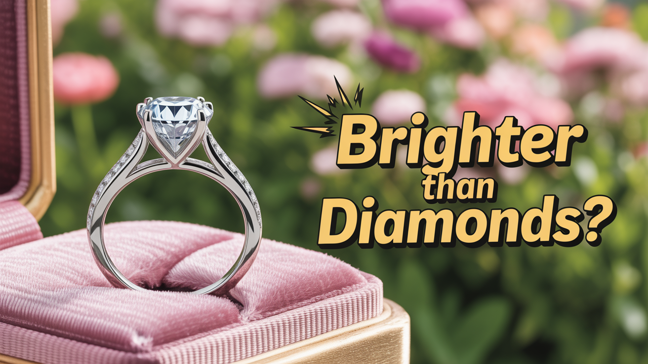 Lab Created Moissanite Engagement Rings