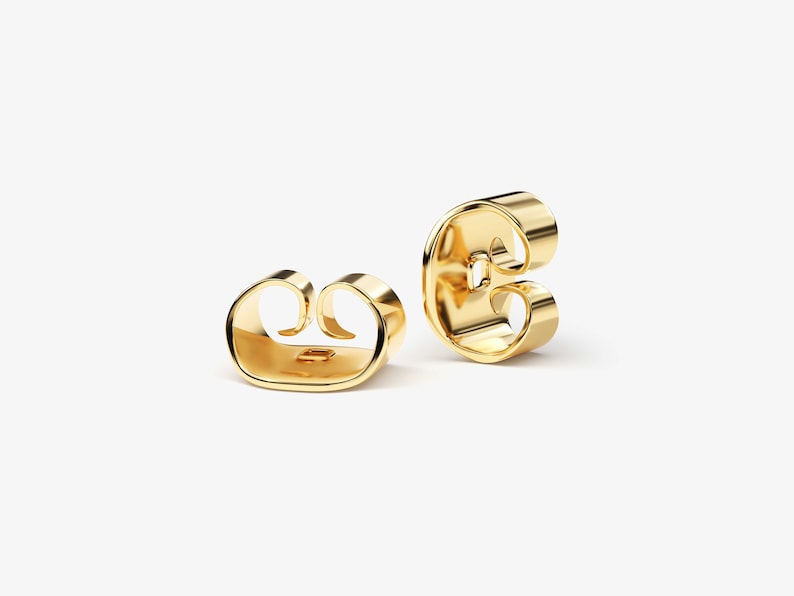 0.10 TCW Round Cut Moissanite Bezel Drop Earrings in Gold 2