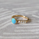 0.90 CT Round Topaz Lab Made Diamond-December Birthstone Engagement Ring 9