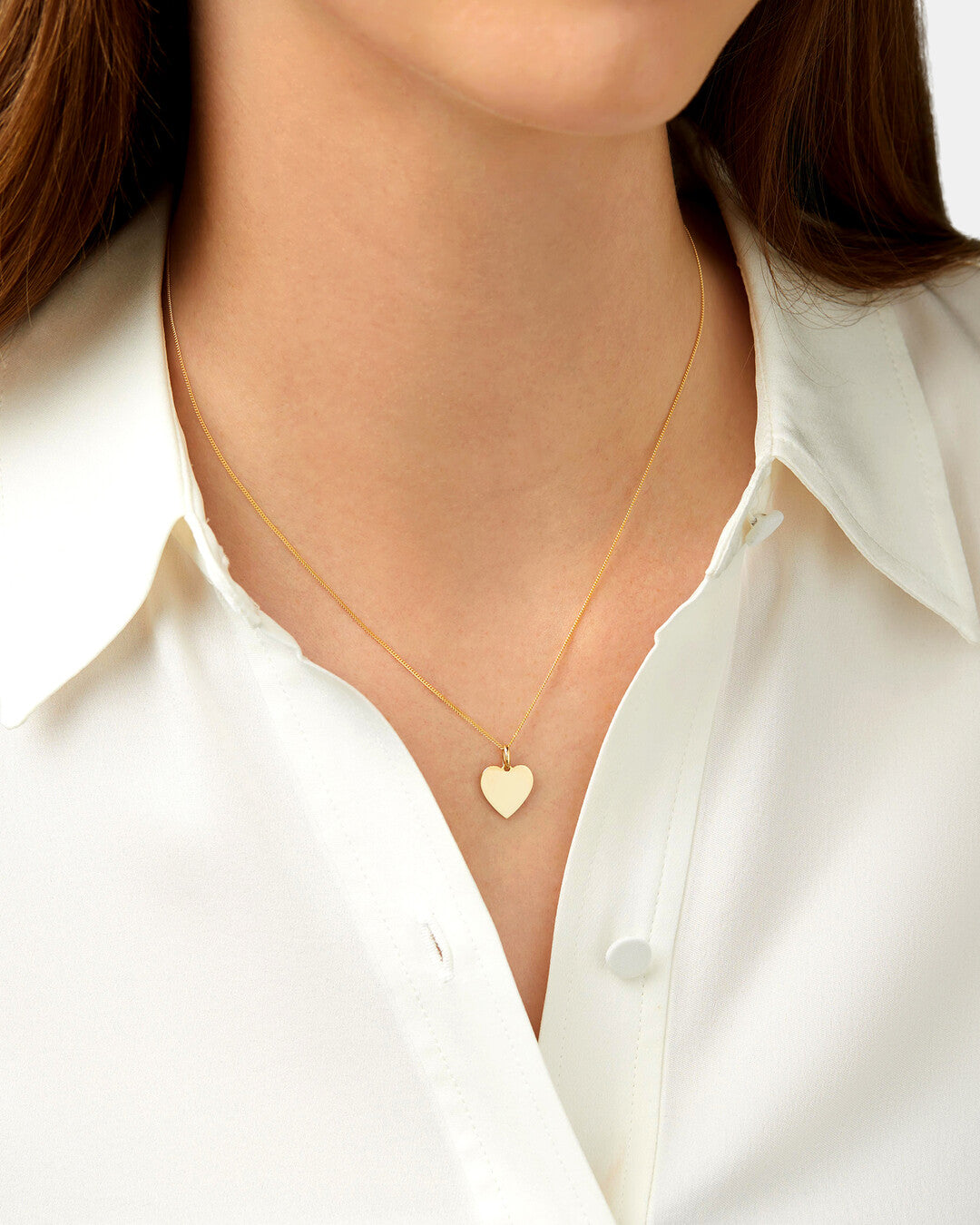 Round Cut Cubic Zirconia in 925 Sterling Silver Necklace 4