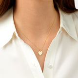 Round Cut Cubic Zirconia in 925 Sterling Silver Necklace 4