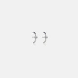 0.09 TCW Round Lab Grown Diamond Stud Earrings