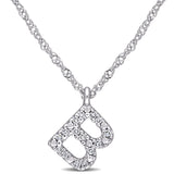 Round Cut Cubic Zirconia in 925 Sterling Silver Necklace 29