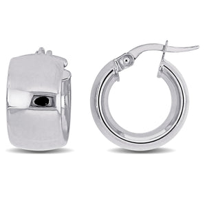 Round Cut Cubic Zirconia in 925 Sterling Silver Earrings