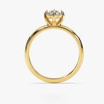Stunning 1.5 CT Marquise Moissanite Engagement Ring with Solitaire Design 3