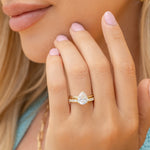 Stunning 0.3 TCW Round Moissanite Stones with Full Eternity Wedding Band 7