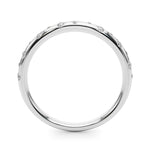 Stunning 0.20 TCW Round Moissanite Stones Flush Wedding Bands 2